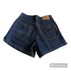 This Is An Authentic Beverly Hills 90210 Shorts, As Seen In The Movie With The Same Name Made In California 90"S Fashion Dark Wash High Rise Fits Relaxed 2 Front 2 Back Pockets Great Condition Measurements: Rise:13" Waist:14" Waist To Hem:15" Vintage Short Length Bottoms For Streetwear, 90s Style Short Length Streetwear Bottoms, Y2k Cotton Bottoms Short Length, Retro Mid-rise Bottoms For Streetwear, 90s Short Length Streetwear Bottoms, Y2k Fitted Short Bottoms, Y2k Style Short Bottoms With Belt Loops, 90s Inspired High Rise Bottoms With Pockets, 90s Inspired Mid-rise Blue Bottoms