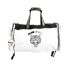 Plein Sport Men's White Logo Print Large Travel Gym Duffle Backpack Bag Product Details Retail Value: $395.00 This Is Authentic Plein Sport Men's White Logo Print Large Travel Gym Duffle Backpack Bag Material: Nylon/Pu Model: Aips829 01 Bianco Country/Region Of Manufacture: China Sku: Bb-1595 Bag Height: 13" Bag Depth: 12" Bag Length: 22" Strap Drop: 9" White Tote Gym Bag For Travel, White Duffle Bag For Travel, White Shoulder Duffle Bag For Travel, Luxury White Travel Bag For Daily Use, Luxury White Tote Travel Bag, Functional White Shoulder Bag With Luggage Sleeve, White Zipper Closure Bag For Streetwear, White Large Capacity Shoulder Bag For Streetwear, Sporty White Shoulder Bag