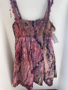 Shiitake princess tie dyed dress. Done using only shiitake mushroom color dye. Mushroom Princess, 90s Hippie, Mushroom Color, Hippie Clothing, Floral Dress Formal, Shiitake Mushroom, Upcycled Clothing, Dream Girl, Tie Dye Dress