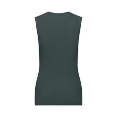 Rib knit deep U-Scooped neckline gently hugging the chest and made with a lightweight Siro Rayon with a little spandex for shape. MATERIAL: 95% Siro Rayon 5% Spandex Scooped Neckline, Sale Event, Rib Knit, Dress Skirt, Short Dresses, Tank Top, Spandex, Tank Tops, Knitting