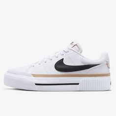 PRODUCT PRODUCT : Nike Women's Court Legacy Lift Shoes Sneaakers - White (DM7590-100) SIZE : US(cm) - US 5 ~ 9 (22cm~26cm) SHIPPING All our shipping includes tracking number We ship worldwide. All orders will be shipped from South Korea. We ship your orders within 3 business days after the payment. Please check whether your address is correct. We only ship to the address listed in the ebay It might take more than usual by any unexpected events including weather condition, no nonstop shipping, cu Modern Nike High-top Sneakers With Rubber Sole, Nike Modern Custom Sneakers With Vulcanized Sole, Modern White Sneakers With Contrast Sole, Nike Modern Low-top Custom Sneakers, Modern Nike Custom Sneakers With Vulcanized Sole, Nike Custom Sneakers With Vulcanized Sole, Modern White Sneakers With Rubber Sole, Modern White Platform Sneakers With Contrast Sole, Modern Nike Custom Sneakers With Perforated Toe Box