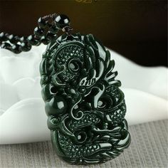 Certificate Type: CMA Main Stone: Jade Metals Type: None Side Stone: None Shape\pattern: Animal Pendants Type: SOLITAIRE Style: TRENDY Pendant size: about 50*30*8mm Fox Pendant, Amulet Necklace, Jade Necklace, Dragon Pendant, Pattern Animal, Necklace Fashion, Jewelry For Men, Green Jade, Gemstone Healing