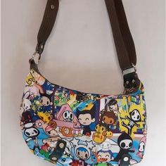 Tokidoki Shoulder Bag Excellent Condition, With Character Keychain Intact. Please Refer To Photos Clean Inside And Out. Never Used. No Tags, Pet Free, Smoke Free Home, Reasonable Offers Considered Thank You For Looking Cute Multicolor Shoulder Bag For Travel, Fun Pouch Shoulder Bag For Daily Use, Fun Crossbody Shoulder Bag For Daily Use, Cute Multicolor Shoulder Bag With Adjustable Strap, Fun Satchel Shoulder Bag For Everyday Use, Playful Crossbody Shoulder Bag For Everyday Use, Playful Crossbody Shoulder Bag For Daily Use, Fun Everyday Satchel Shoulder Bag, Fun Satchel Shoulder Bag For School