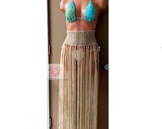 Fringe bathing suit cover, festival fringe belt Beach skirt, Swimsuit cover up, long fringe, macrame cord material, bikini cover,Bohochic, Fitted Bohemian Cover-up For Vacation, Fitted Bohemian Cover-up For Poolside, Fitted Bohemian Beach Cover-up, Bohemian Fitted Cover-up For Vacation, Fitted Bohemian Style Cover-up For Vacation, Bohemian Fitted Swimwear For Beach Cover-up, Bohemian Party Bottoms With Tassels, Fitted Beige Bohemian Cover-up, Bohemian Swimwear For Beach Party