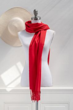 A must-have addition to your cold weather wardrobe, this simple-yet-chic scarf in a classic red will keep you cozy and stylish all season long. Please Note- This item is final sale only. . Details: 27" Wide x 71" Long 100% Polyester Imported Red Casual Scarves For Fall, Casual Red Scarf For Fall, Classic Red Scarves For Winter, Red Scarves For Winter Cold Weather, Red Winter Scarves For Cold Weather, Classic Solid Scarves For Fall, Classic Solid Color Scarves For Fall, Casual Red Scarf For Cold Weather, Casual Red Winter Scarf