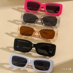 Sunglasses For Women Men Punk Jelly Sun Shades Comes In 5 Different Colors As Shown On The Photos Pretty Sunglasses, Mens Glasses Fashion, Trendy Glasses, نظارات شمسية, Stylish Glasses, Retro Mode, Cat Eyes, Styl Boho, Cool Sunglasses