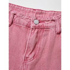 Step into summer with flair in our Pink High Waist Wide Leg Jeans, tailored for the fashion-forward and crafted for comfort. Blending classic vintage vibes with a touch of hip hop street style, these jeans are your go-to for making a bold statement while prioritizing comfort. Key Features High Waist Design: Offers a flattering fit that accentuates your waistline. Wide Leg Style: Provides a relaxed feel and a trendy look. Quality Fabric: Made from a blend of cotton and polyester, ensuring durability and comfort. Eye-catching Details: Features buttons, pockets, and subtle ripped decorations for a chic, lived-in look. Seasonal Versatility: Perfect for spring and summer, but stylish enough to wear year-round. Special Attributes What sets these trousers apart is their unique color and design co Retro Spring Jeans With Pockets, Retro Spring Bottoms For Streetwear, Retro Spring Streetwear Bottoms, Retro Jeans With Pockets For Spring, Vintage Streetwear Bottoms For Spring, Retro Cotton Flare Jeans With Relaxed Fit, Retro Flare Jeans With Five Pockets For Spring, Pink Wide Leg Jeans With Frayed Hem, Non-stretch Flare Jeans For Summer Streetwear