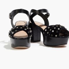 Sandals Leather Velvet Crystals Platform Block Heel Buckle-Fastening Ankle Strap Square Peep Toe Leather Sole Made In Italy 100% Leather Platform Block Heels, Leather Platform Sandals, Platform Sandals, Leather Sandals, Designer Shoes, Block Heels, Ankle Strap, Baby Shoes, Outlet