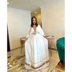 Modern Habesha Dress Handwoven Habesha Kemis Ethiopian Traditional Dress Eritrean Dress ሀበሻ ቀሚስ ሀበሻ ልብስ Modern Habesha Dress, Eritrean Dress, Ethiopian Traditional Dress, Habesha Dress, Ethiopian Dress, Habesha Kemis, Wedding Art, Traditional Dress, Floral Motifs