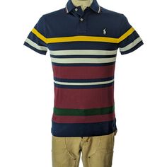 Offered Today For Your Consideration Is A Great Item Made For The Polo Ralph Lauren Collection. This Striking Shirt Is Perfect For The Season Ahead. Details: * 100% Cotton Casual Multicolor Tops With Striped Collar, Casual Multicolor Polo Shirt With Striped Collar, Multicolor Cotton Polo Collar Shirt, Multicolor Cotton Polo Shirt, Multicolor Short Sleeve Tops With Striped Collar, Multicolor Short Sleeve Top With Striped Collar, Fitted Multicolor Polo Collar Shirt, Multicolor Cotton Polo Shirt With Striped Collar, Multicolor Cotton Top With Striped Collar