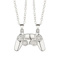 PRICES MAY VARY. Design: Designed to look like a gamepad, this friendship necklace is very original and unique, and can showcase your unique tastes and interests. It is suitable for matching with various casual style clothes and can meet your daily dressing need Meaning: Magnetic necklaces show your close friends or loved ones how much you care and feel for them. It symbolizes that no matter how far apart you are, the bond between you is still there. It is a very memorable piece of jewelry Size: Magnetic Games, Bff Jewelry, Magnetic Necklace, Friendship Necklace, Birthday Thanksgiving, Friend Friendship, Friendship Necklaces, Couple Matching, Close Friends