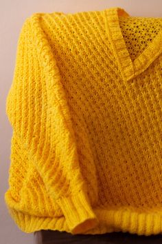 Sunny Chic - Women's Sweater Description: The charming women's sweater "Sunny Chic" is an embodiment of the lightness of summer vibes and elegance. The bright shade of yellow reminds of the gentle rays of the sun, while the airy lace pattern adds a touch of sophistication to this magnificent piece. Crafted from high-quality material, consisting of 49% angora and 51% premium acrylic, this sweater not only provides warmth and comfort but also accentuates your femininity and style. Simplicity combined with elegance makes it an ideal choice for both everyday wear and special occasions. Sunny Chic is available in sizes ranging from X to XL, ensuring a perfect fit for every figure. And remember, to preserve its beauty, it's important to follow the care recommendations: hand wash in water not exc Woolen Sweater, Jumper Outfit, Rays Of The Sun, Woolen Sweaters, Chic Sweaters, Sweater Jumper, Mohair Sweater, Pullover Sweater Women, Shades Of Yellow