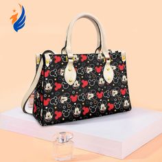 Introducing our Funny Mickey Disney Comics 53 Gift Lover Fashion Lady Handbag – a must-have accessory for Disney enthusiasts! This Trendy Travel Bag With Cartoon Print, Trendy Bags With Cartoon Print For Daily Use, Trendy Cartoon Print Bags For Daily Use, Multicolor Cartoon Style Bag For Everyday Use, Cartoon Style Large Capacity Bag For Travel, Rectangular Bags With Cartoon Print For Daily Use, Disney Bags For Daily Use, Disney Rectangular Shoulder Bag For Everyday Use, Daily Disney Style Bag