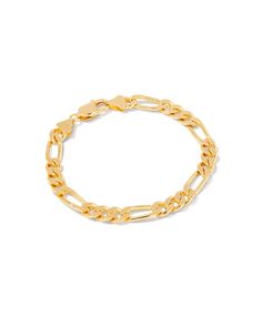 Upgrade your day-to-day with the Figaro Chain Bracelet in 18k Gold Vermeil. A low-maintenance choice crafted with hard-wearing Gold Vermeil, this flat-link chain is a timeless addition to your long-term collection. Plating Techniques, Figaro Chain Necklace, Bar Jewelry, Figaro Chains, Figaro Chain, Popular Jewelry, Demi Fine Jewelry, Initial Jewelry, Engraved Jewelry