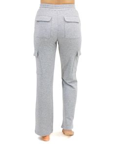 Grey Straight Leg Cargo Sweatpants We didn’t invent the grey sweatpant - we just made it better! Soft, stretchy, and irresistibly comfy, the new Signature Soft Straight Leg Cargo Sweatpants keep you perfectly cozy this season and beyond! These grey sweatpants feature your favorite not-too-thick Signature Soft fabric for that gotta-have-it soft feel you love with trendy cargo pocket styling! Why you’ll love it: Our famously cozy, stretchy, Signature Soft material in a straight leg mid-heathered g Sporty Gray Full-length Cargo Pants, Gray Sporty Full-length Cargo Pants, Sporty Gray Full Length Cargo Pants, Gray Stretch Sweatpants With Pockets, Sporty Stretch Gray Cargo Pants, Gray Cargo Loungewear Bottoms, Gray Cargo Bottoms For Loungewear, Gray Loungewear Bottoms With Cargo Pockets, Stretch Cargo Pants With Side Pockets For Loungewear