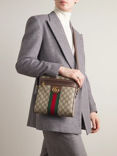 Gucci Bag Men, Gucci Bag Outfit, Ideal Male Body, Saint Laurent Jeans, Messenger Bag For Men, Gucci Collection, Gucci Shirts, Gucci Shirt, Gucci Mens