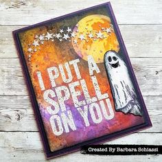 i put a spell on you card by barbara schasi