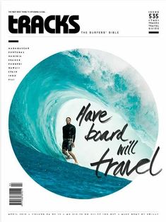 a man riding a wave on top of a surfboard in front of a blue ocean