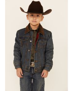 100% Cotton. Corduroy collar. Long sleeve. Button-down front. Traditional western styling. Two front hand pockets with button closure, flaps, and 'W Western Blanket, Western Blankets, Line Jackets, Boots For Sale, Boot Shop, Western Style, Plaid Pattern, Boy's Clothing, Shop Now