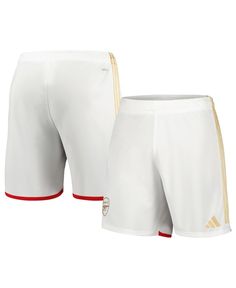 in stock Arsenal 2023, Soccer Shorts, Training Pants, Adidas White, Custom Jerseys, Training Shorts, The Pitch, Sports Blazer, Gym Shorts