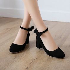 Heels:Approx 5cm Platform:Approx cm Upper Material:Pu Leather Outsole:Rubber If your foot is a little wide and fat, we suggest you choose 1 size larger, pls measure your foot length and choose a correct size. Thank you! Size Chart: Euro/CN 34 = foot length 21.5-22cm (Foot width=8-8.5cm) Euro/CN 35 = foot length 22-22.5cm (Foot width=8.5cm) Euro/CN 36 = foot length 22.5-23cm (Foot width=8.5-9cm Euro/CN 37 = foot length 23-23.5cm (Foot width=9cm) Euro/CN 38 = foot length 23.5-24m (Foot width=9-9.5 Graduation Shoes, Chunky Pumps, Shoes Outfit Fashion, Leather Footwear, Fancy Shoes, Thick Heel, Fashion Inspiration Design, Footwear Design Women, Thick Heels