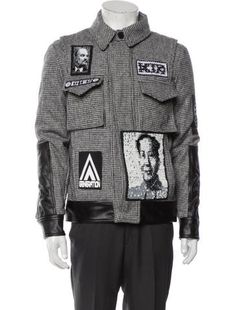 KTZ Wool Moto JacketBlackHoundstooth PrintFit:Outerwear by KTZ typically fit true to size. Vintage Holiday Dress, Chanel Shoes, Sweater Pants, Moto Jacket, Coat Pant, Sneakers For Sale, Handbags On Sale, Vintage Tags, Sweater Accessories