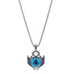 Harness the mystical power of the Blue Dragon Eye with this stunning necklace Introducing the "Necklace -Blue Dragon Eye"! This eye-catching piece of jewelry is perfect for anyone who wants to add a touch of fantasy to their outfit. The pendant features a mesmerizing dragon eye in a striking shade of blue, making it the perfect accessory for men and women who want to make a bold statement.Each necklace comes with a leather cord that you can adjust to your preferred length, or if leather isn't yo Dragon Eye, Blue Dragon, Handcrafted Necklace, Necklace Blue, Stunning Necklace, Fantasy Fashion, Botswana, Leather Cord, Ghana