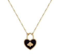 PRICES MAY VARY. MODERN CLASSIC- This gold plated heart with honeybee necklace can be worn for everyday or for special occasions. Lightweight, strong and durable, it is perfect for all ages and for any occasion. This necklace can be worn alone, or paired with others for a beautiful layering look. This dainty 18K gold plated pendant necklace is the perfect Mothers Day gift for moms who love trendy, stylish jewelry. 18 KARAT YELLOW GOLD PLATED OVER STAINLESS STEEL- Chain measures 16 inches in leng Simple Gold Pendant Necklace, Bee Heart, Gold Necklace For Women, Beautiful Gold Necklaces, Bee Pendant, Gold Charm Necklace, Gold Necklace Women, Cuban Link Chain, Cuban Link