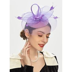 Category:Fascinators; Embellishment:Pure Color; Gender:Women's; Quantity:1 PC; Style:Flower,Elegant; Hats Category:Pillbox Hat; Occasion:Wedding,Kentucky Derby,Melbourne Cup,Cocktail,Royal Astcot; Material:Feathers; Front page:WE; Shipping Weight:0.05; Listing Date:08/25/2022 High Tea Hats, Disney Halloween Party, Historical Hats, Mesh Headband, Tea Hats, Mrs Potts, Kentucky Derby Fascinator, Hair Hat, Wedding Party Accessories