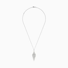 14K White Gold Diamond Fringe Pendant White Gold Diamonds, Gold Diamond, White Gold, Pendant, Gold, White