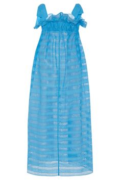 Free-flowing and feminine, our new Jaime dress in the perfect blue lattice lace will fast become your favorite frock. Luxurious, embroidered cotton and matching cotton straps make it ethereal and elegant—a dress you'll want to wear day and night. Cerulean embroidered cotton Matching blue straps Elasticated chest Loose fit 100% cotton Made in New York City Dry clean Blue Lace Trim Summer Dress, Blue Spaghetti Strap Dress With Lace Trim, Blue Maxi Dress With Lace Trim For Spring, Light Blue Lace Dress For Summer, Blue Maxi Dress With Lace Trim For Daywear, Blue Lace Trim Maxi Dress For Daywear, Blue Midi Dress With Lace Trim For Daywear, Blue Lace Maxi Dress With Lace Trim, Light Blue Lace Midi Dress For Summer