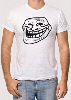 Camiseta Troll Face Troll Face, Minecraft, Pattern Design, Bike