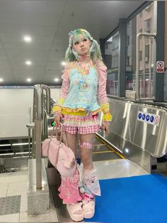 Harajuku Outfits Kawaii, Igari Outfit Aesthetic, Dopamine Outfits, Simple Decora Outfits, Decora Outfits Aesthetic, Igari Fashion, Harajuku Style