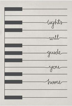 an image of piano keys with words written on the top one and bottom two in cursive writing