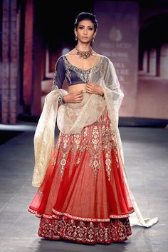 Transitional Red Lehenga With Sheer Dupatta, Red Anarkali Choli With Sheer Dupatta, Transitional Red Choli With Sheer Dupatta, Red Anarkali Lehenga With Sheer Dupatta, Red Floor-length Lehenga With Sheer Dupatta, Red Designer Lehenga For Transitional Season, Bollywood Style Red Lehenga For Transitional Season, Red Bollywood Lehenga For Transitional Season, Designer Transitional Red Lehenga