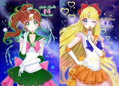 Sailor Pluto, Sailor Uranus, Moon Illustration, Sailor Mercury, Sailor Jupiter, Sailor Venus, Pretty Guardian Sailor Moon