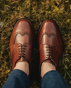 These handcrafted shoes are perfect for formal events, business meetings, and stylish everyday wear. They feature premium leather, intricate brogue detailing, and a comfortable fit. Elevate your wardrobe with the ultimate blend of sophistication and durability. Brown Dress Shoes With Brogue Detailing And Moc Toe, Masculine Leather Shoes With Brogue Detailing And Almond Toe, Cognac Wingtip Leather Shoes For Business Casual, Masculine Wingtip Dress Shoes With Stitched Sole, Cognac Wingtip Shoes For Business Casual, Timeless Wingtip Loafers With Brogue Detailing, Business Casual Wingtip Leather Shoes With Stitched Sole, Cognac Wingtip Oxfords For Business Casual, Classic Cognac Leather Shoes With Brogue Detailing