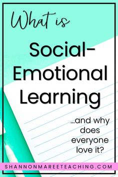 If you've heard the term social-emotional learning tossed around but aren't sure what it means, you're not alone! In this free social-emotional quick start guidebook for teachers I answer the question what is social-emotional learning, show how to easily get started with social-emotional learning, and some great social-emotional learning activities.  What is social-emotional learning and how can it help you? It's the key to helping students manage emotions, eliminate disruptive behaviors, use...