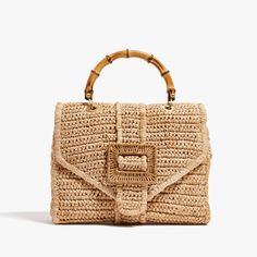 The Avis Pamela Munson, Straw Accessories, Fall Winter 2023 2024, Brushed Gold Hardware, Grosgrain Ribbon Bows, Women Purse, Straw Handbags, Casual Outerwear, Bygone Era