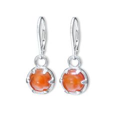 I designed these sterling silver prong settings to be small, wearable and modern. The 8mm carnelian gemstones add a great pop of color and look amazing being held in by the claws of the setting. The dangle measures 7/16 of an inch tall and with the lever backs have a 1 inch drop. Orange Carnelian Gemstone Earrings, Orange Gemstone Sterling Silver Earrings, Round Orange Carnelian Earrings, Orange Carnelian Round Earrings, Carnelian Round Earrings With Ear Wire, Round Carnelian Gemstone Earrings, Carnelian Gemstone Round Earrings, Nickel Free Carnelian Orange Earrings, Nickel-free Carnelian Jewelry