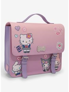 Hello Kitty And Friends Kogyaru Mini Backpack Cute Hello Kitty Print Bags For Back To School, Kawaii School Bag For End Of School Year, Cute School Bag With Adjustable Strap, Cute School Bags With Adjustable Strap, Harajuku Style Satchel Backpack For School, Cute Satchel For Daily Use And Back To School, Back To School Bags With Cute Rectangular Design, Back To School Rectangular Bags With Cute Design, Back To School Bags With Cute Design