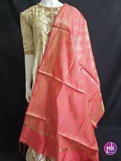 Banarasi Silk Dark Peach color Dupatta with floral weaving - MK Fashionkart Fabric  Saree : Banarasi Silk  Length : 2.25 meter Color     : Dark Peach Washing instructions : Dry wash only. Note :  10% Colors may vary slightly due to lighting. If you are interested in purchasing this item and have any questions about this item, please feel free to send us a message. SHIPPING : Ready to ship in 1 business day. This item will be shipped from The United States. Traditional Peach Blouse Piece With Self Design, Festive Peach Blouse Piece With Self Design, Semi-stitched Peach Blouse Piece For Festivals, Peach Semi-stitched Blouse Piece For Festivals, Festive Peach Blouse Piece With Pallu, Pink Kurta With Traditional Drape And Self Design, Pink Kurta With Self Design In Traditional Drape, Traditional Peach Kurta With Traditional Drape, Traditional Peach Kurta With Drape