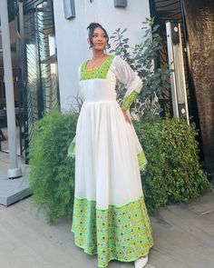 Stunning Habesha Dress Habesha Kemis Ethiopian Dress, Ethiopian Dresses, Habesha Dress, Ethiopian Dress, Habesha Kemis, Group Outfits, Blue Design, Wedding Dresses Simple, Caicos Islands