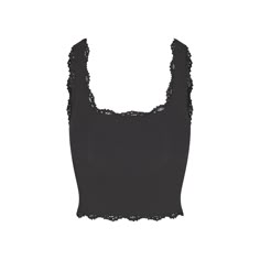 FITS EVERYBODY LACE TANK | ONYX Bra Calculator, Lacy Tank Top, Capsule Wardrobe Outfits, Tank Top Outfits, Wardrobe Style, Lace Tank, Lingerie Fashion, The Chic, Black Tank Tops