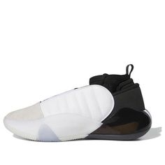 Adidas Harden Volume 7 Basketball Shoes 'White / Black' HQ3425 (SNKR/Unisex/Mid Top/Non-Slip/James Harden/Shock-absorbing) Harden Volume 7, James Harden Shoes, Hoop Shoes, Adidas Crazy, James Harden, Mid Top, Shoe Closet, Shoes White, Basketball Shoes