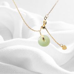 Green Jade Sterling Silver Necklace Gold Plated Gemstone. Natural Real Jade (No Plastic, Cz Or Glass) Minimalist Real Sterling Silver Necklace 925 Purity Gold Plated Gold Minimalist Necklace, Dainty Necklace Gratitude Necklace, Healing Necklace Lucky Charm Great For Couples Or Friends. Mother And Daughter Necklace. Fine Jewelry Necklace Our Protection Necklace Has A Special Meaning Behind It. It Is Meant To Protect You From Negative Energies And Negative People Protection Necklace. Gold Plated O Elegant Jade Necklace With Adjustable Chain, Jade Jewelry With Adjustable Chain And Round Pendant, Jade Jewelry With Adjustable Chain As Gift, Jade Round Pendant With Adjustable Chain, Gold Jade Necklace Fine Jewelry, Gold Jade Necklace In Fine Jewelry Style, Adjustable Jade Jewelry As Gift, Fine Jewelry Gold Necklace With Jade, Minimalist Jade Round Pendant Jewelry