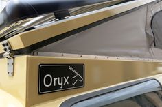 an image of a car with the word oryx on it