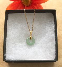 **An Elegant Jade Necklace: Jade is a stone that brings good luck, friendship, peace, and harmony** ** Jade Gemstones** **18 inches chain ** ** Stainless Steel** RETURN, REFUND & EXCHANGE POLICY * Please read our return, refund, exchange policy before buying. * - We don't accept return & refund if the items is on Sale. * - We don't accept return & refund if the item is already use or wear. Please note that most chain changed due to perspiration, fragrance, perfume. If you have an allergy or have Jade Gemstone Round Pendant Necklace, Jade Amulet Necklace With Round Pendant, Jade Round Pendant Necklace For Healing, Round Jade Necklace For Spiritual Style, Spiritual Round Jade Necklaces, Spiritual Round Jade Necklace, Round Jade Spiritual Necklaces, Spiritual Jade Round Pendant Necklace, Spiritual Jade Crystal Necklaces With Round Shape