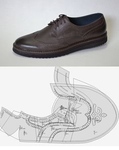 Digital patterns for making the male oxford shoes (brogue shoes, inspector style). Sizes are 39 - 44, medium width, heel height 1-2 cm. The listing consists of the upper part patterns, lining patterns and interlining pattern, everything is presented in two formats: universal graphic format DXF , and PDF (ready to print on A4 paper). The shoe last shape for the model is standard classical shoe last or casual shoe last. The parameters of the basic shoe last size 42 : the bottom length is 275-282, Shoe Pattern Template, Shoe Pattern Template Adult, Leather Shoe Pattern Template, Business Slip-on Monk Strap Shoes With Crocodile Pattern, Leather Lace-up Dress Shoes With Crocodile Pattern, Leather Crocodile Pattern Lace-up Dress Shoes, Make Your Own Shoes, Shoe Template, Basic Shoes