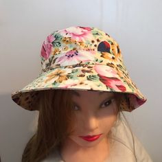 Sale 2/$27 3/$37 4/$45 On Select Hats Caps Beanies & Bucket Hats. Hawaiian Hibiscus Floral Bucket Hat Light Beige With Pink And Green Hibiscus Flower Print 100% Cotton Lightweight, Comfortable, Sturdy, Flexible Double Stitched Seams One Size Fits Most Adults : 7'' Head & 2'' Brim Must Bundle 2 Or More Sale Items To Receive Sale Price Offer. Great For Gardening, Beach, Pool Side, Sunshade, Cruising, Sunshade, Foldable, Easy Pack, Summer Sale, Retro, Hiking, Camping Gift Stocking Stuffer Casual Brimmed Sun Hat With Floral Print, Casual Lightweight Hat, One Size Fits Most, Spring Floral Print Cap, Casual Flat Brim Hat For Warm Weather, Spring Multicolor Sun Hat With Flat Brim, Casual Floral Print Sun Hat For Beach, Summer Floral Print Sun Hat, Summer Wide Brim Hat With Floral Print, Spring Floral Print Brimmed Sun Hat